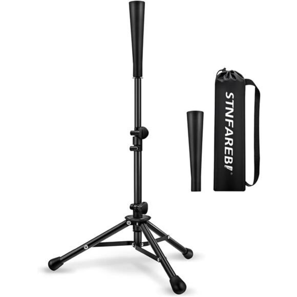 Batting Tee for Baseball/Softball, Easy Adjustable Height 27 to 46 inches - Picture 1 of 7